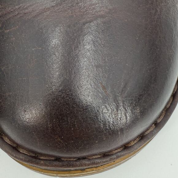 DOC MARTENS Brown Orson Leather Vintage Oxford AW004 Mens 10 US Slip-On Casual - Picture 9 of 11